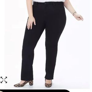NYDJ black Barbara jeans